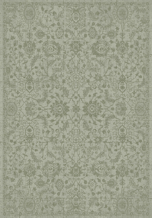 Sequence 18509-400 Green Area Rug