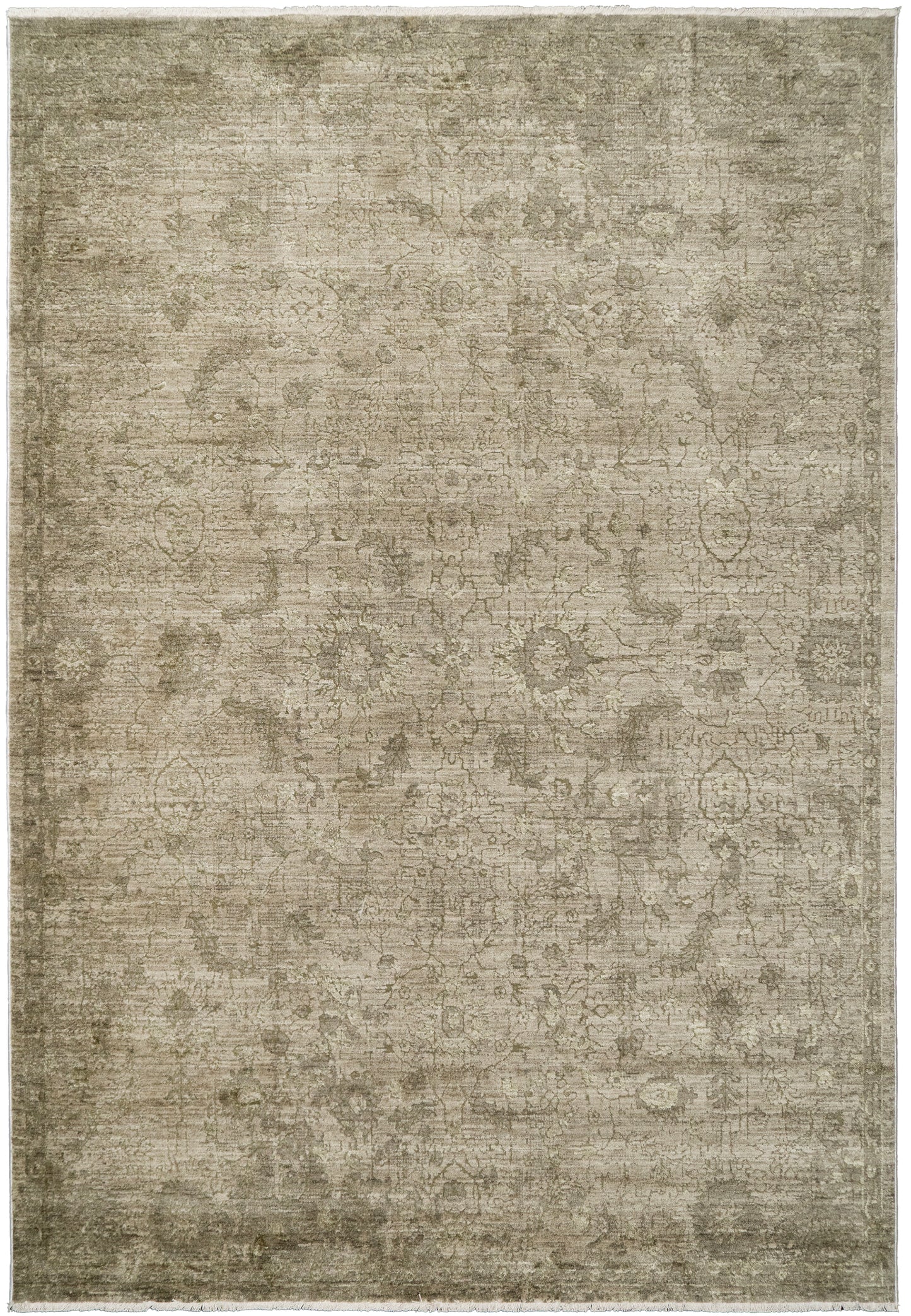 Sequence 18509-400 Green Area Rug