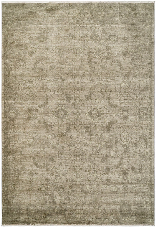 Sequence 18509-400 Green Area Rug