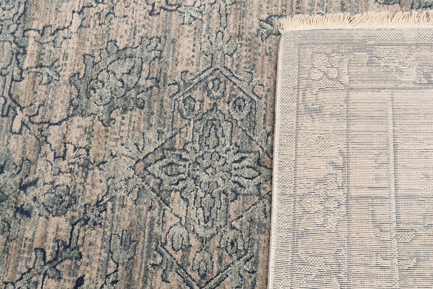 Sequence 18510-500 Blue Area Rug