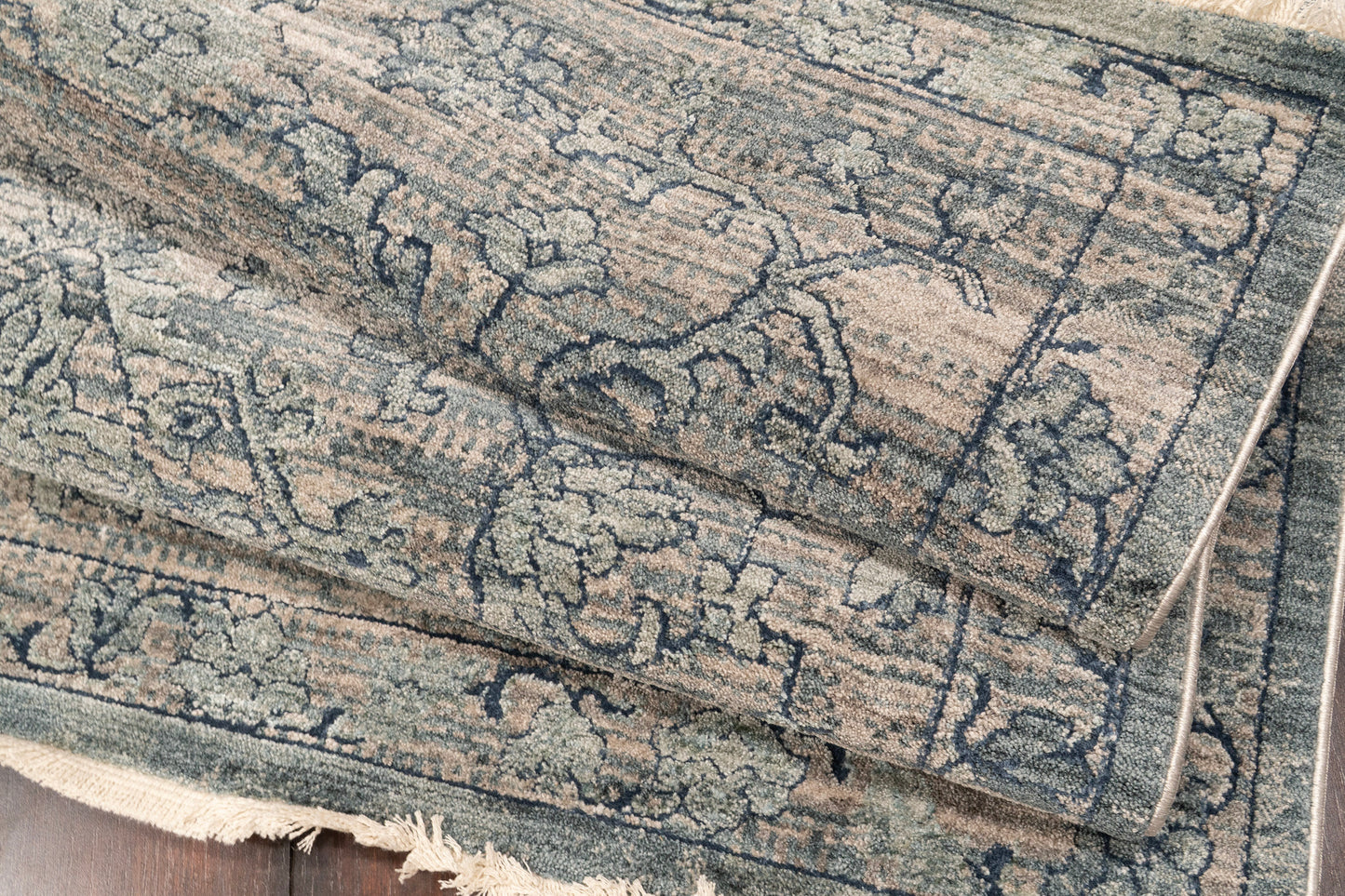 Sequence 18510-500 Blue Area Rug