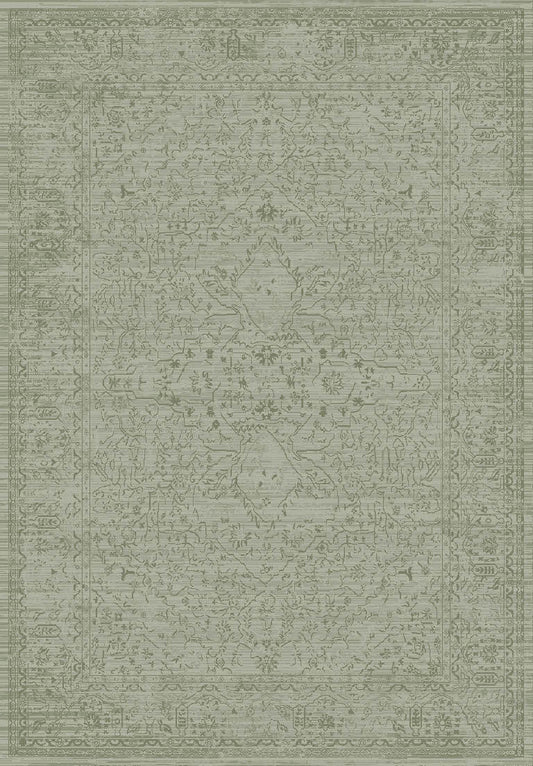 Sequence 18511-400 Green Area Rug
