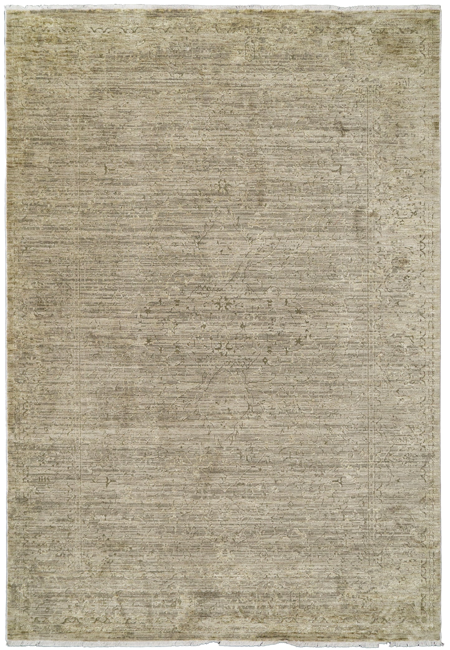 Sequence 18511-400 Green Area Rug
