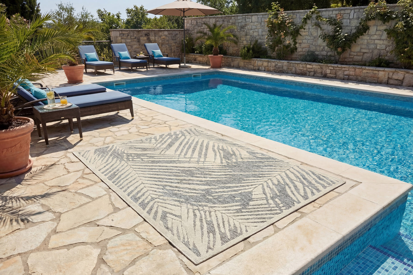 Shore 1321-910 Grey/Cream Area Rug