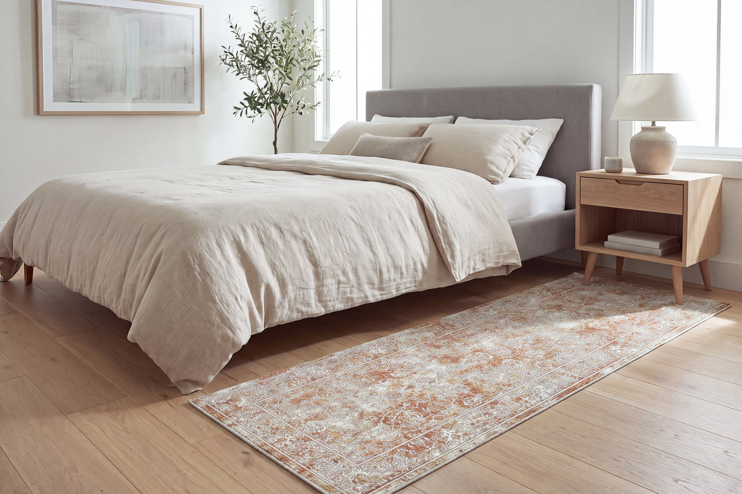 Skyler 6711-906 Grey/Copper Area Rug