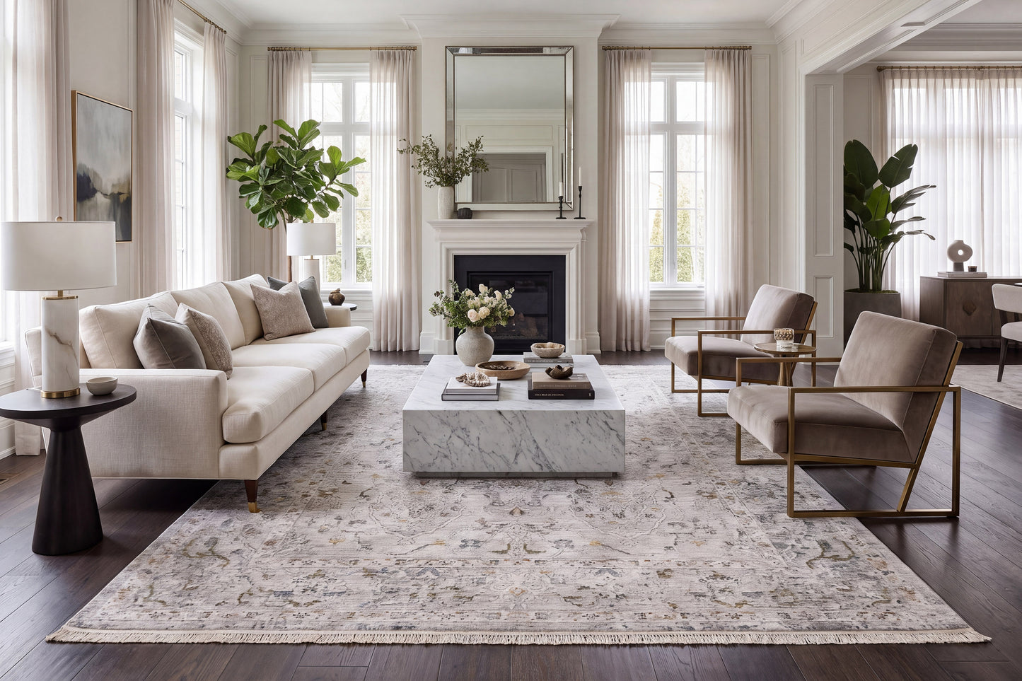 Skyler 6711-999 Grey/Multi Area Rug