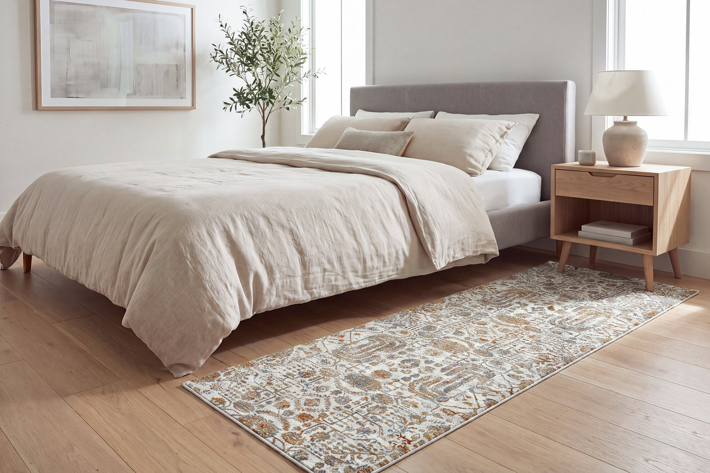 Skyler 6714-199 Ivory/Multi Area Rug