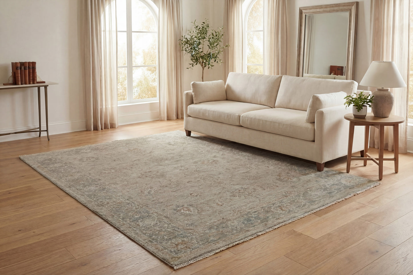 Solace 17921-819 Beige/Cream/Grey Area Rug