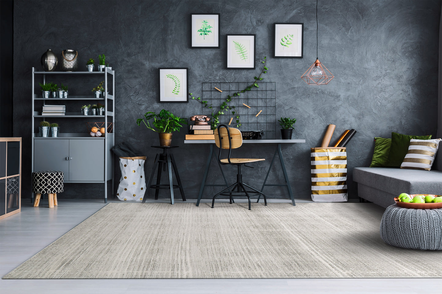 Sterling 18841-919 Light Grey/Grey Area Rug