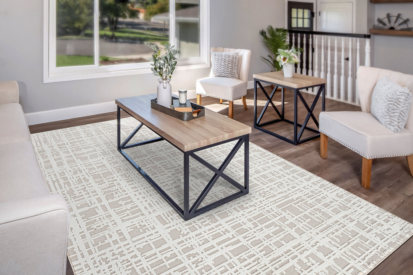 Timeless 6928-810 Beige/Ivory Area Rug