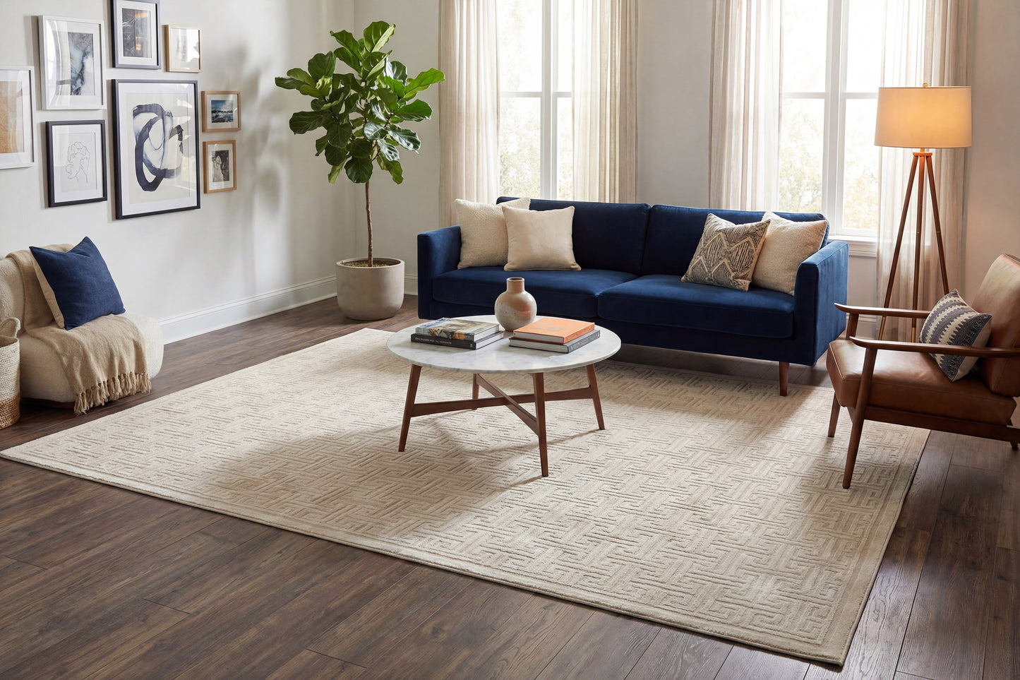 Timeless 6922-800 Beige Area Rug