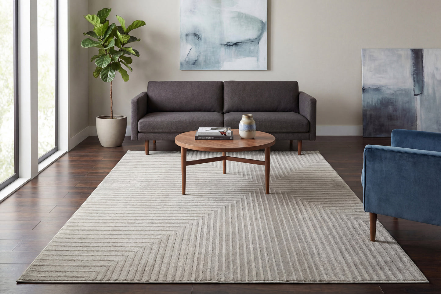 Timeless 6923-900 Grey Area Rug