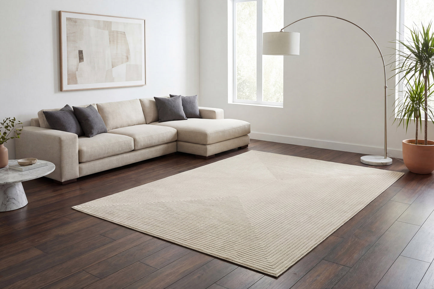 Timeless 6929-800 Beige Area Rug