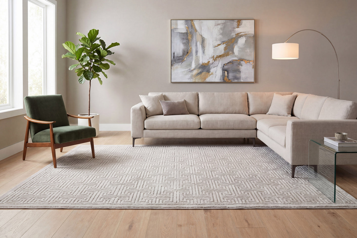 Timeless 6930-900 Grey Area Rug