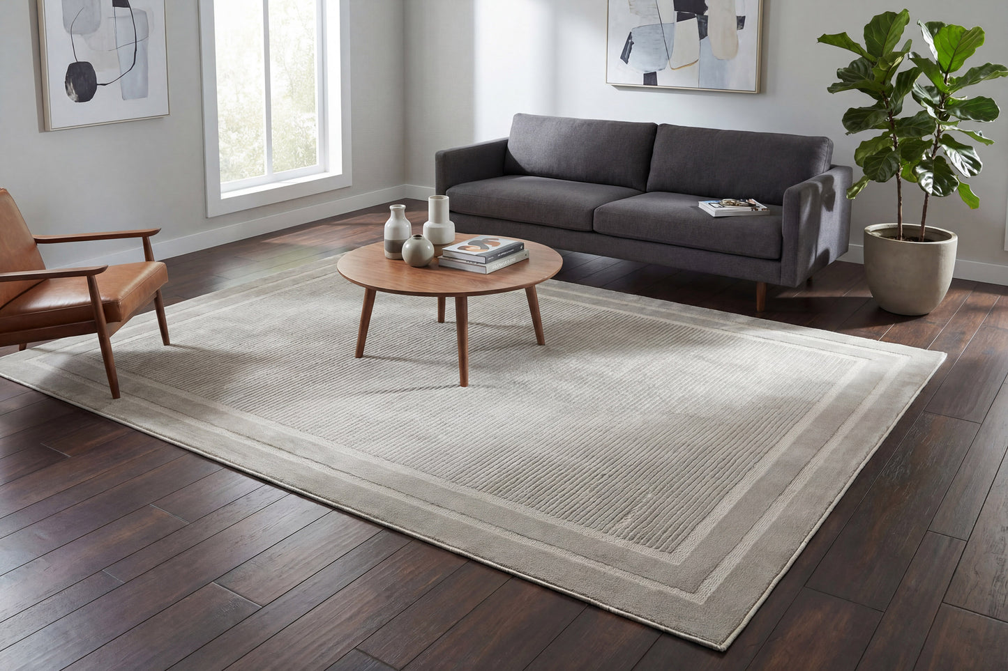 Timeless 6931-900 Grey Area Rug
