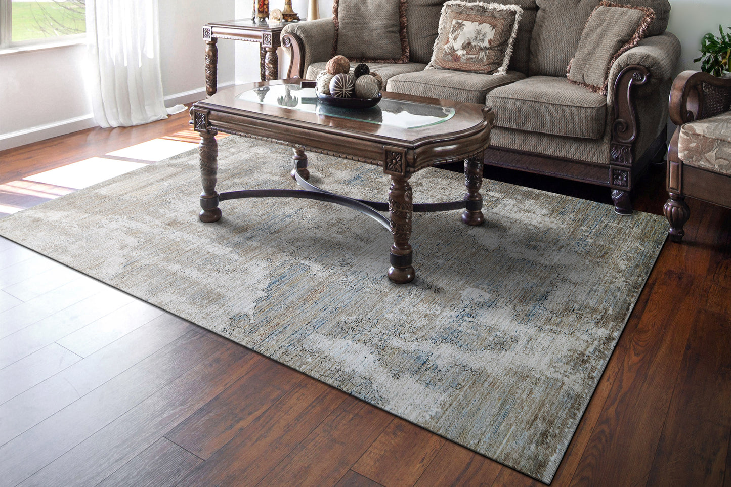Trevi 13253-189 Cream/Beige/Grey Area Rug