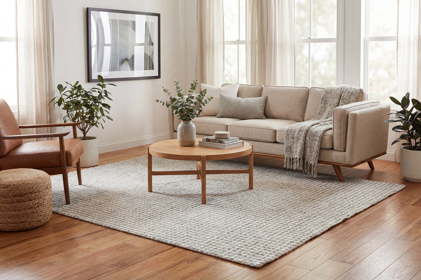 Trono 5481-191 Ivory/Silver Area Rug