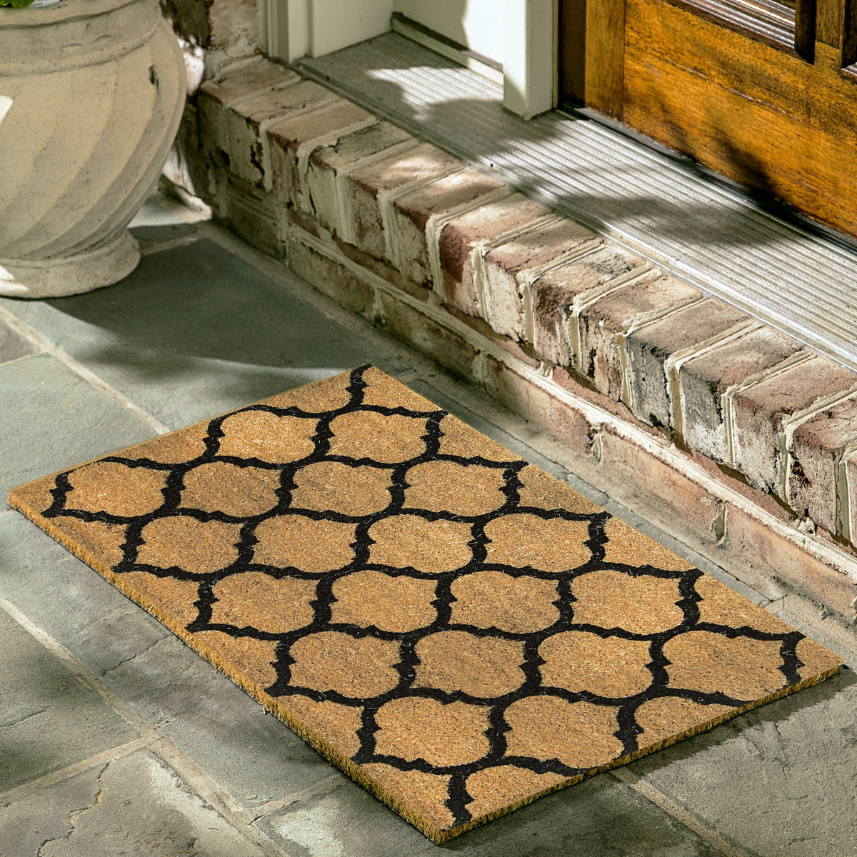 Vale 3453-190 18"x30" Brown/Black Doormat