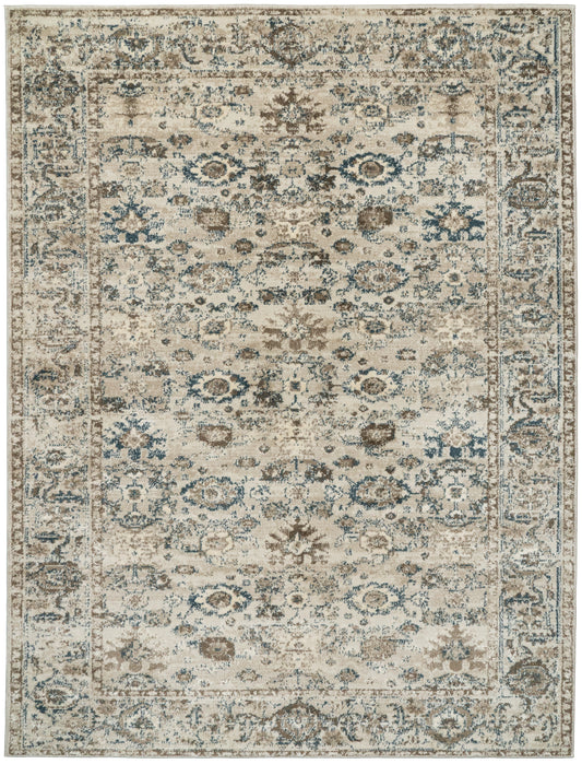 Venedik 17770-150 Cream/Blue Area Rug