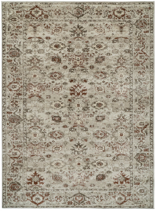 Venedik 17770-180 Cream/Terra Area Rug