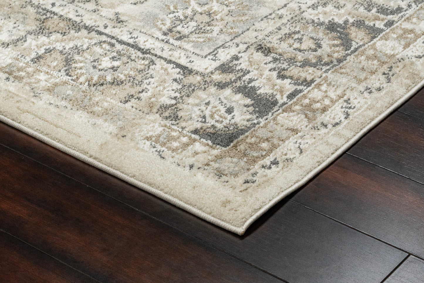 Venedik 17772-190 Cream/Grey Area Rug