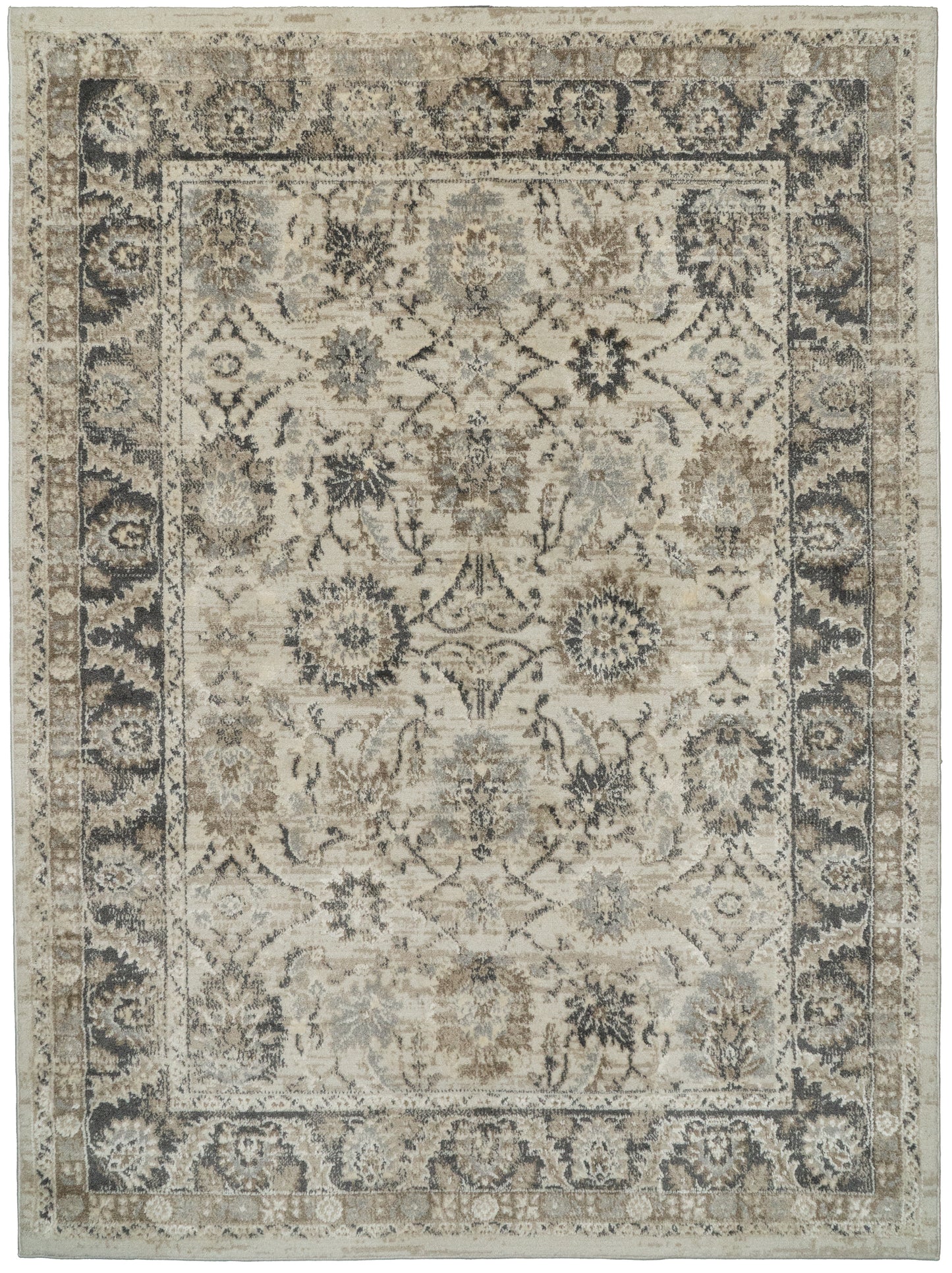 Venedik 17772-190 Cream/Grey Area Rug