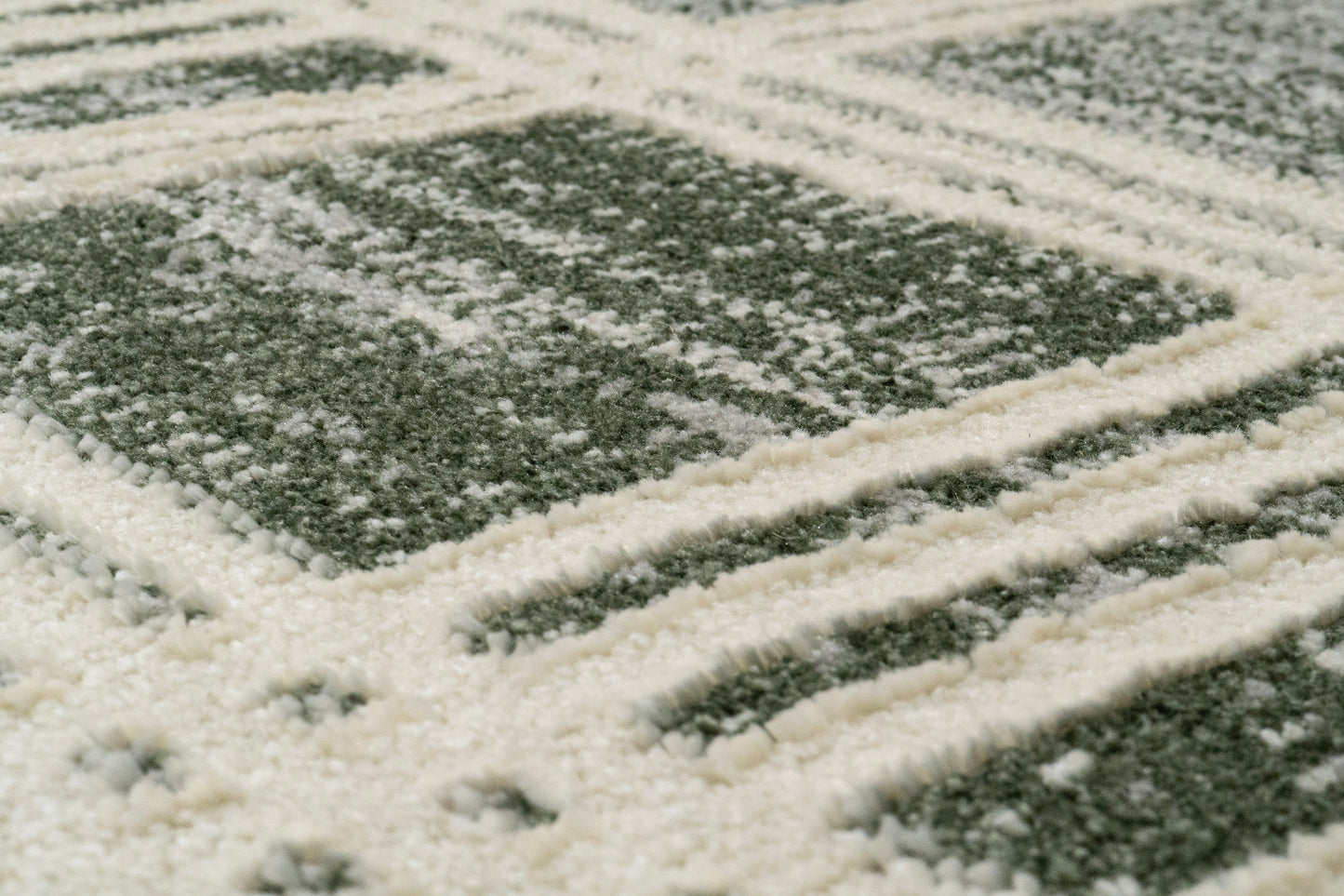 Venedik 17774-490 Green/Grey Area Rug