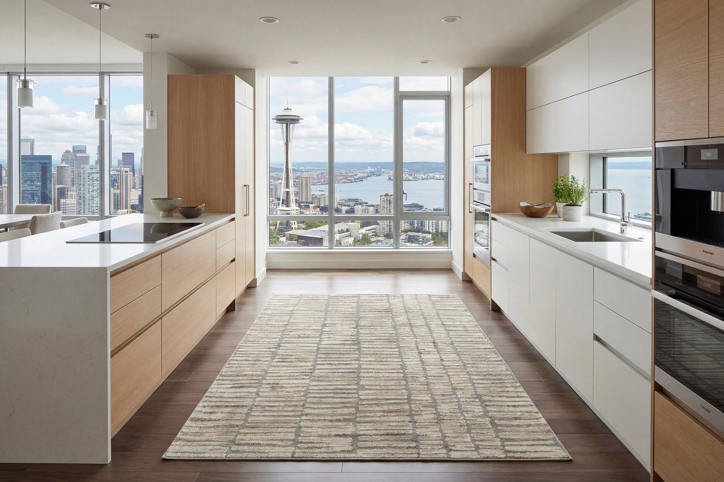 Venedik 17775-190 Cream/Grey Area Rug