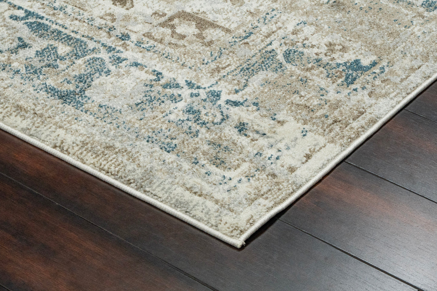 Venedik 17778-158 Cream/Navy/Beige Area Rug