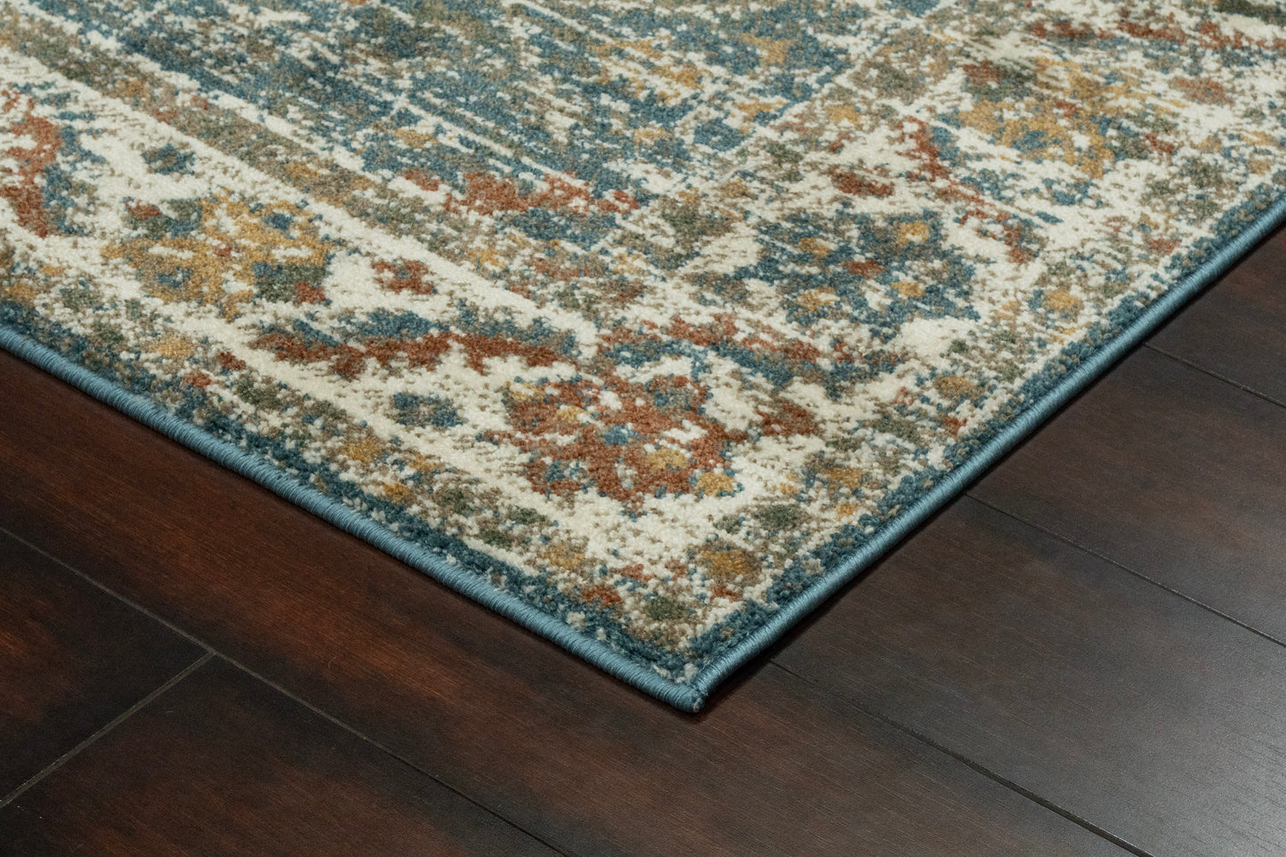 Venedik 17781-599 Blue/Multi Area Rug