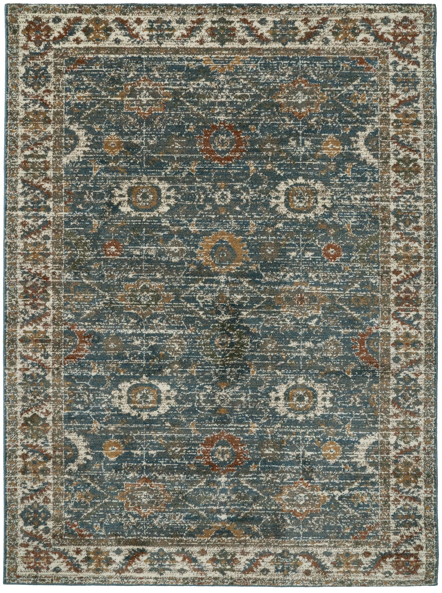 Venedik 17781-599 Blue/Multi Area Rug