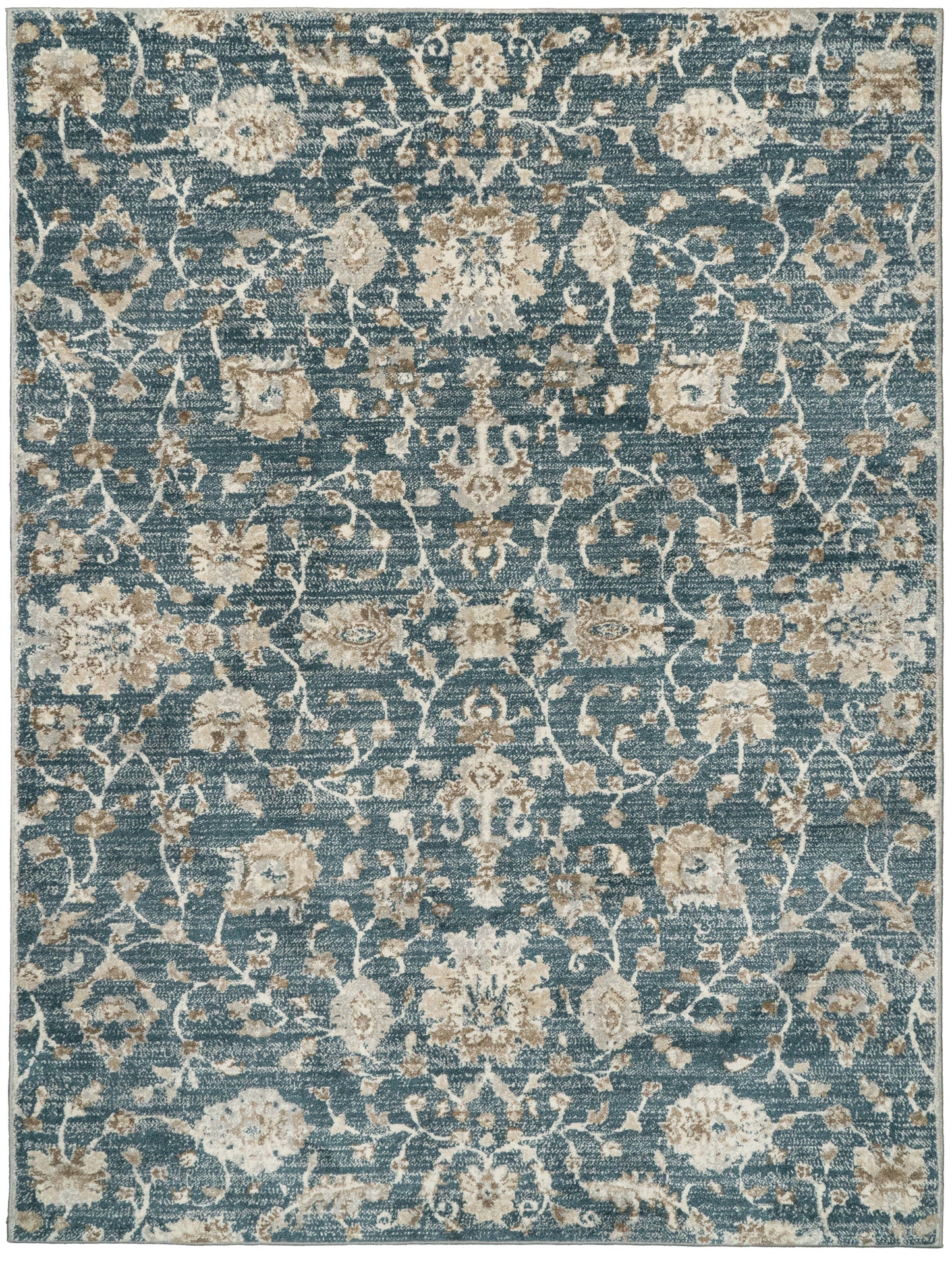 Venedik 17784-510 Blue/Cream Area Rug