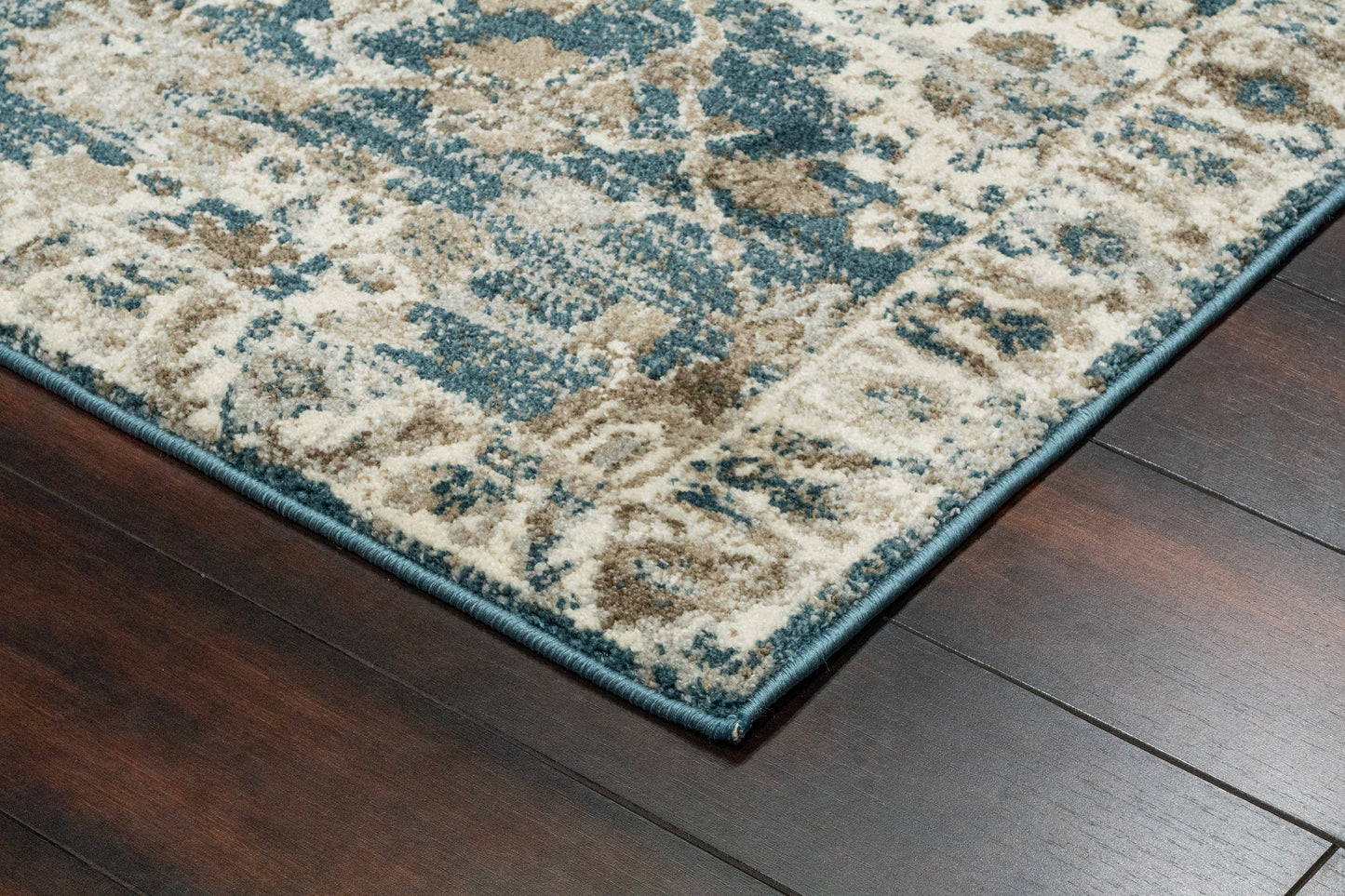 Venedik 17785-518 Blue/Cream/Beige Area Rug