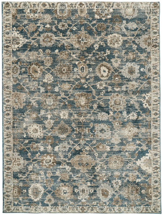 Venedik 17785-518 Blue/Cream/Beige Area Rug