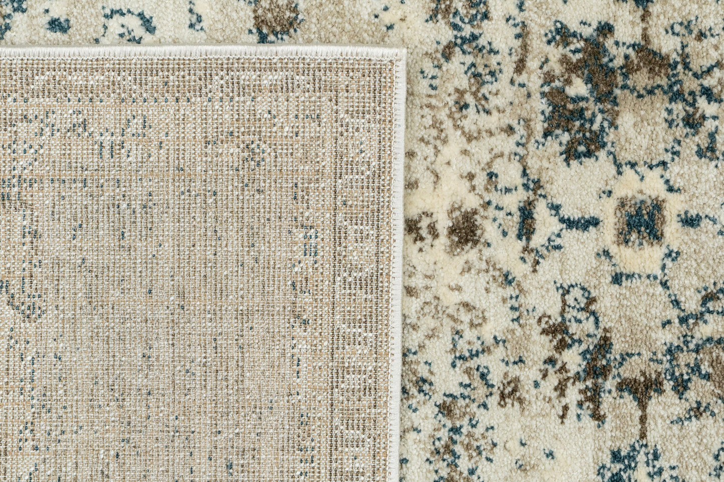 Venedik 17770-150 Cream/Blue Area Rug
