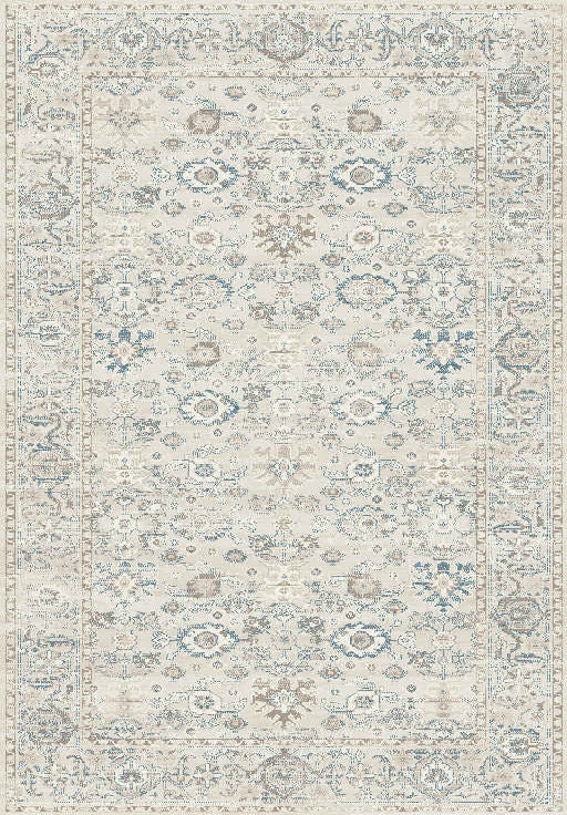 Venedik 17770-150 Cream/Blue Area Rug