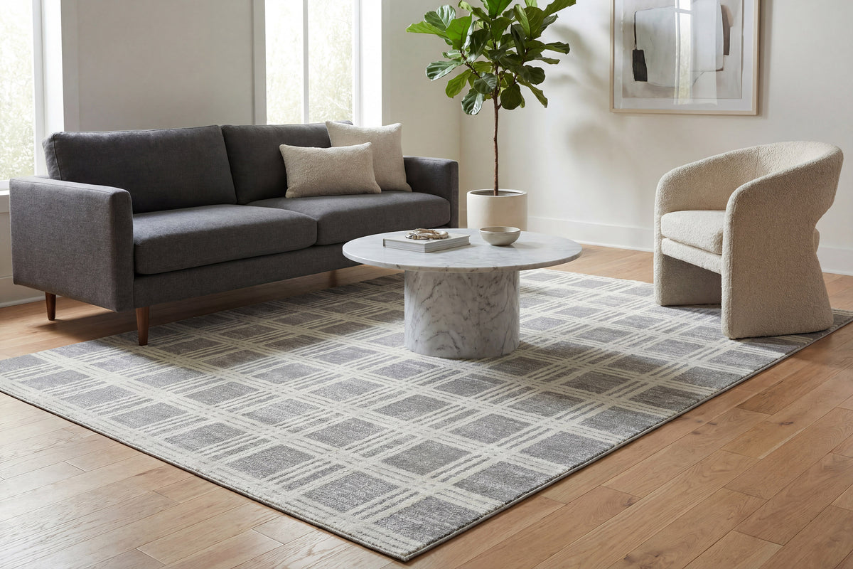 Venedik 17774-919 Light Grey Area Rug