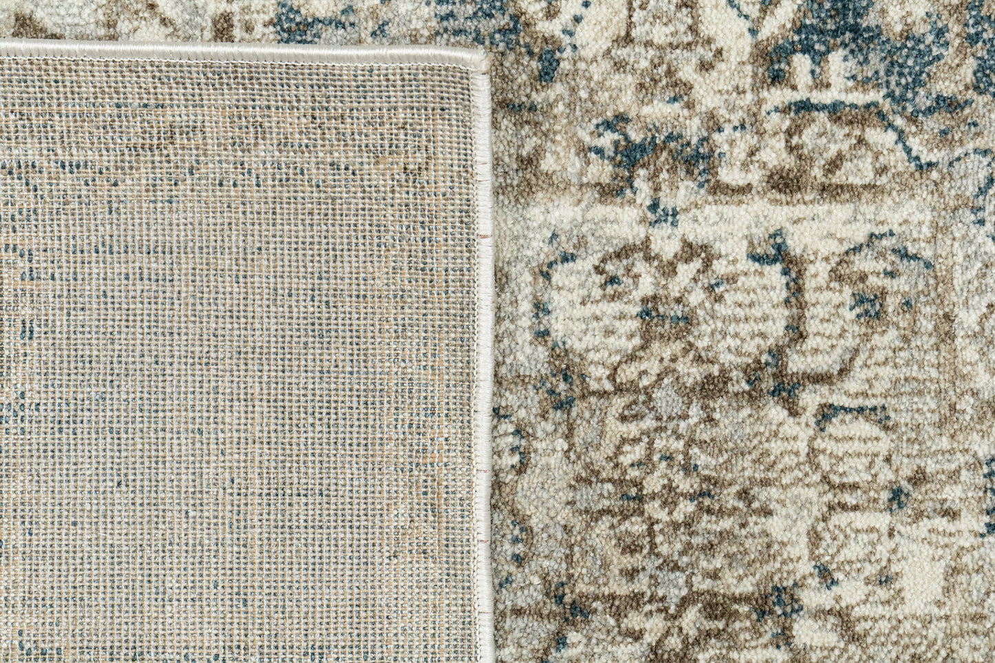 Venedik 17778-158 Cream/Navy/Beige Area Rug