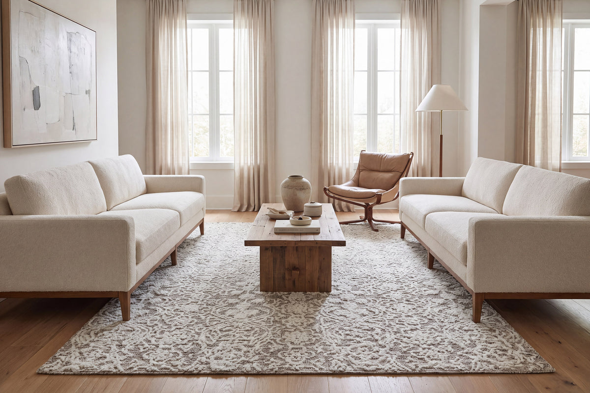 Vigo 2044-810 Taupe/Ivory Area Rug