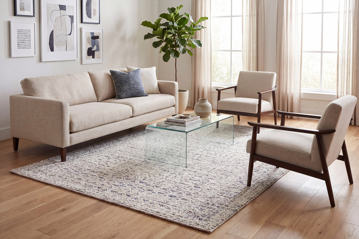 Vigo 2045-891 Taupe/Charcoal/Ivory Area Rug