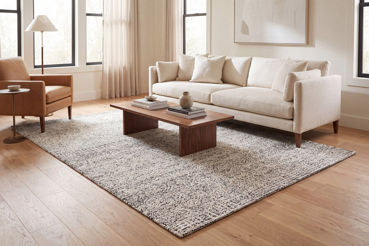 Vigo 2046-910 Charcoal/Ivory Area Rug