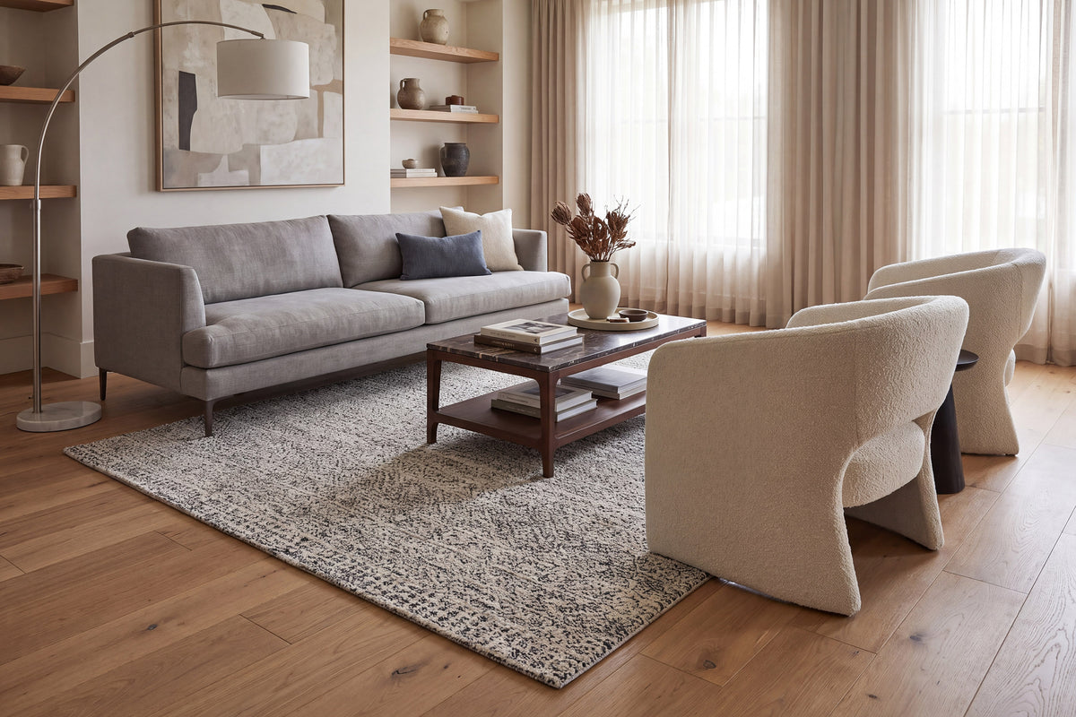 Vigo 2046-910 Charcoal/Ivory Area Rug
