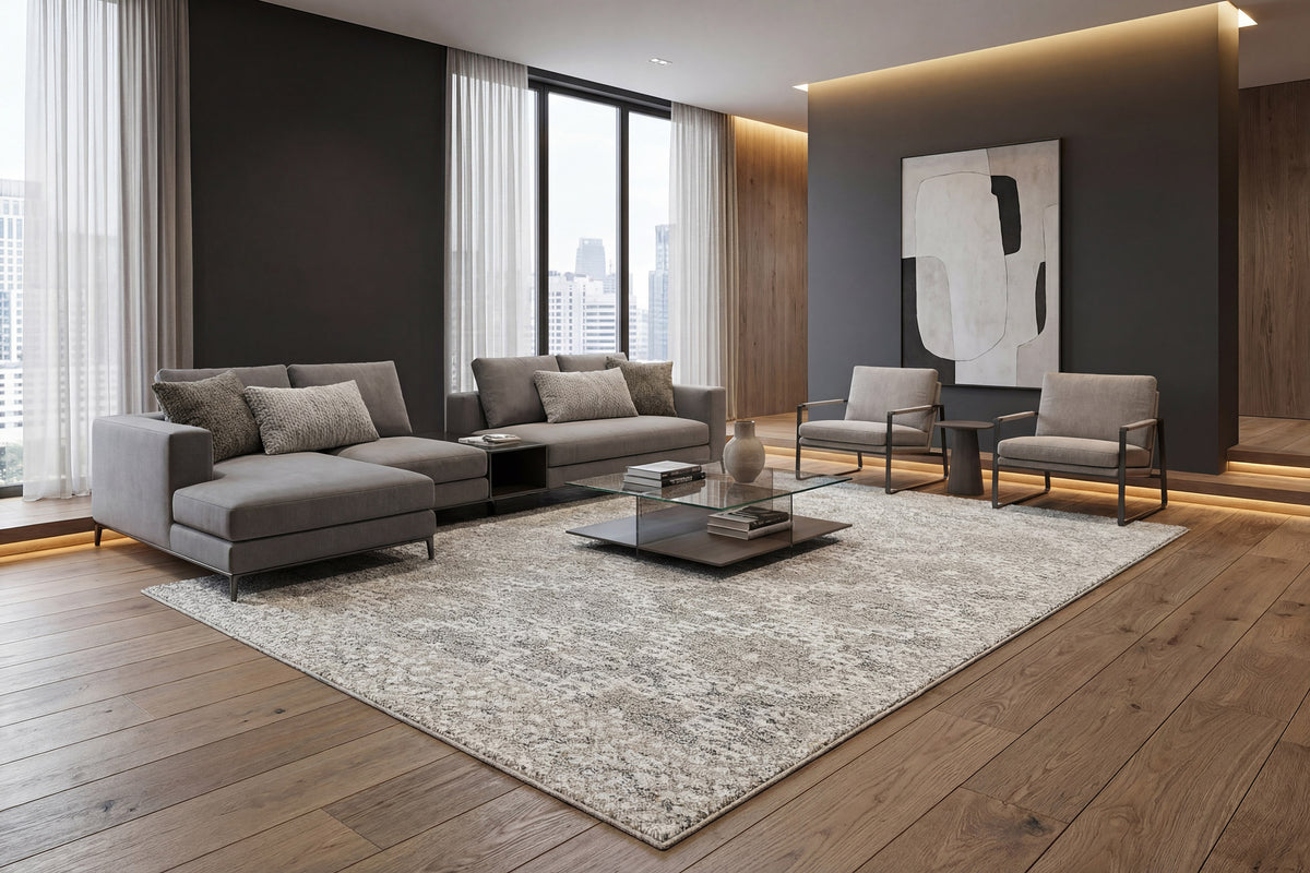 Vigo 2047-810 Taupe/Ivory Area Rug