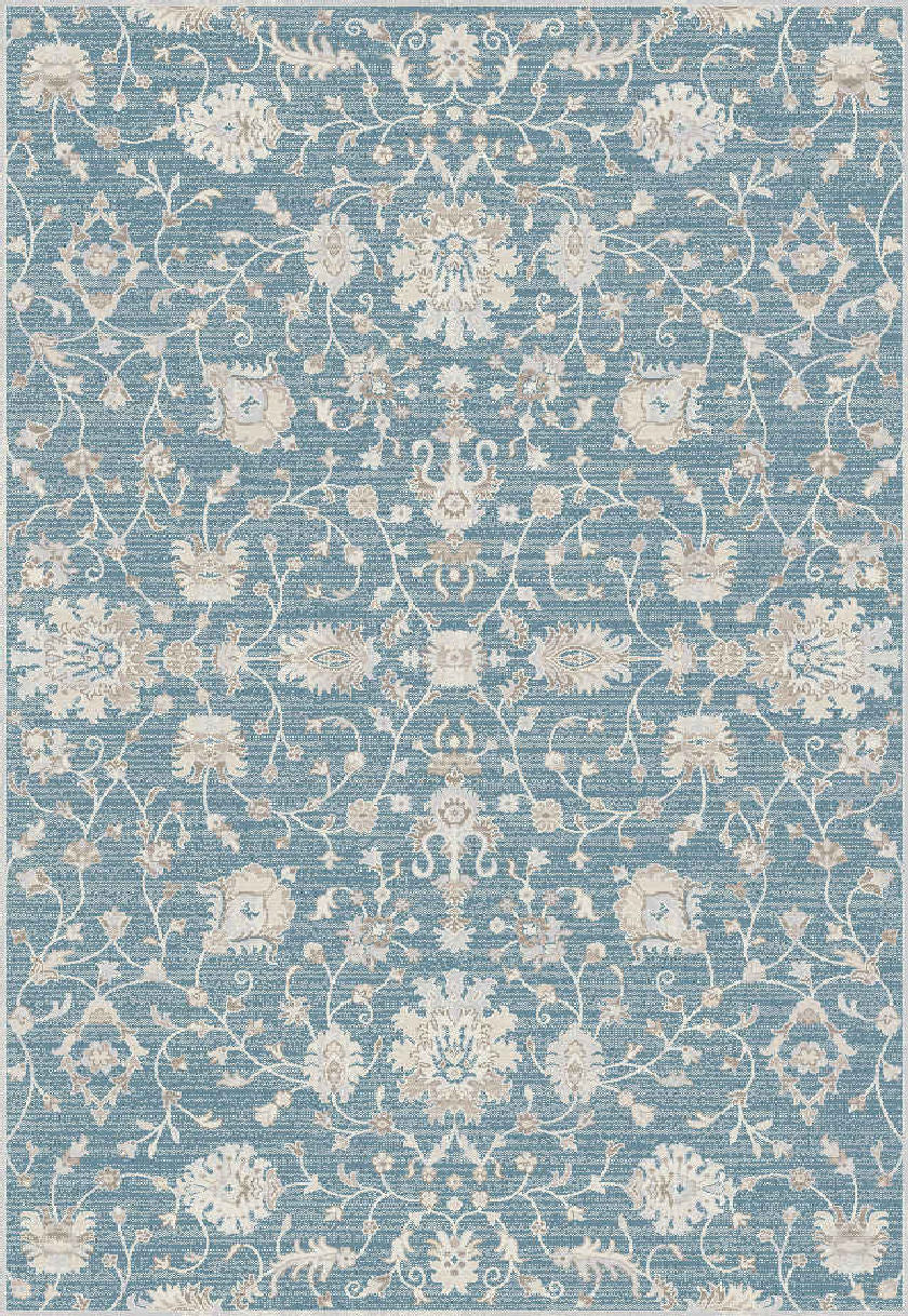 Venedik 17784-510 Blue/Cream Area Rug