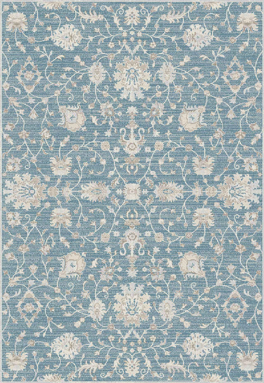 Venedik 17784-510 Blue/Cream Area Rug