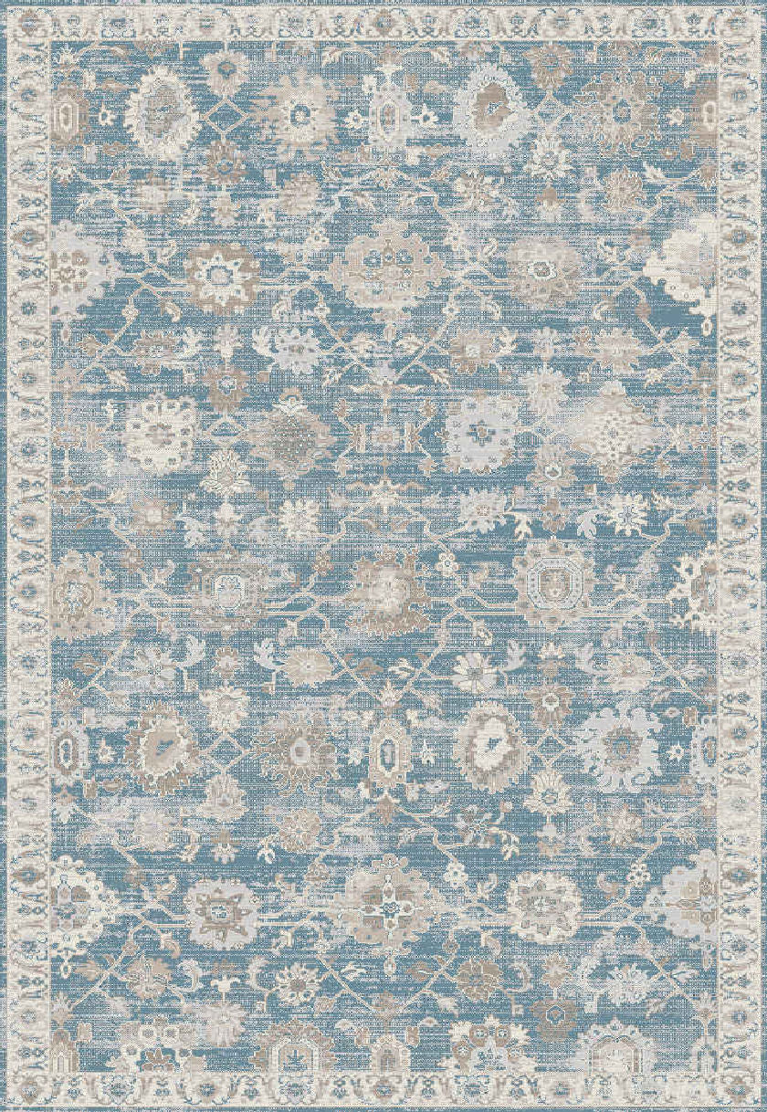 Venedik 17785-518 Blue/Cream/Beige Area Rug