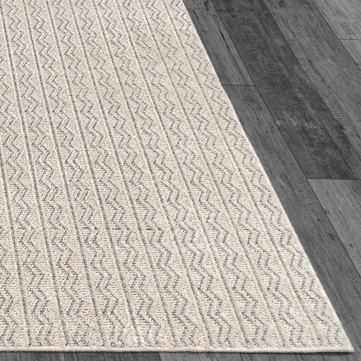 Vuna 14955-190 Ivory/Grey Area Rug