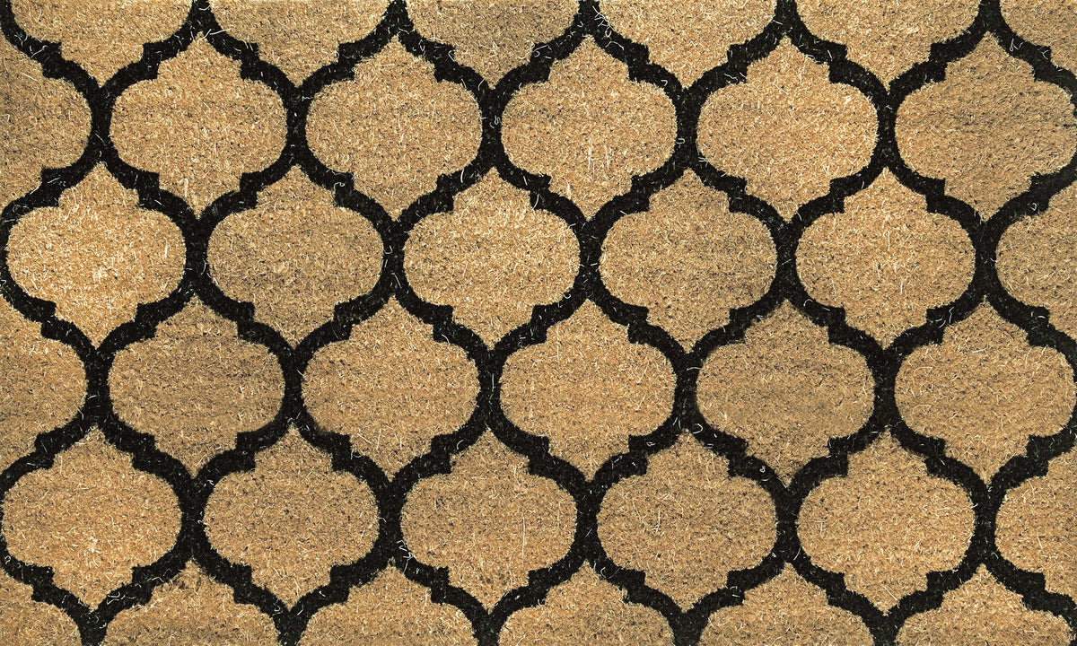 Vale 3453-190 18"x30" Brown/Black Doormat