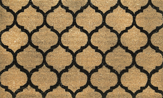 Vale 3453-190 18"x30" Brown/Black Doormat