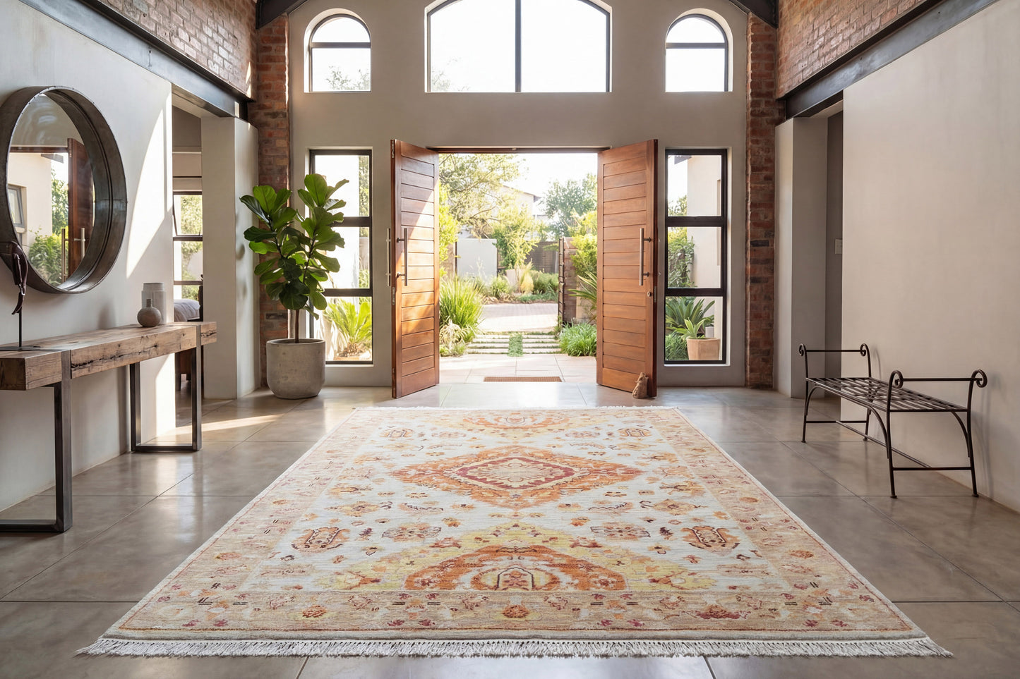 Wade 18602-869 Taupe/Rust/Multi Area Rug